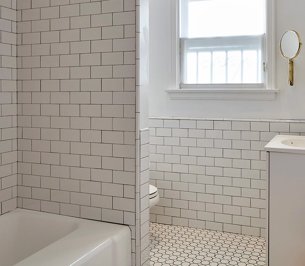 bathroom one bedroom Hollywood fully furnished short term rental