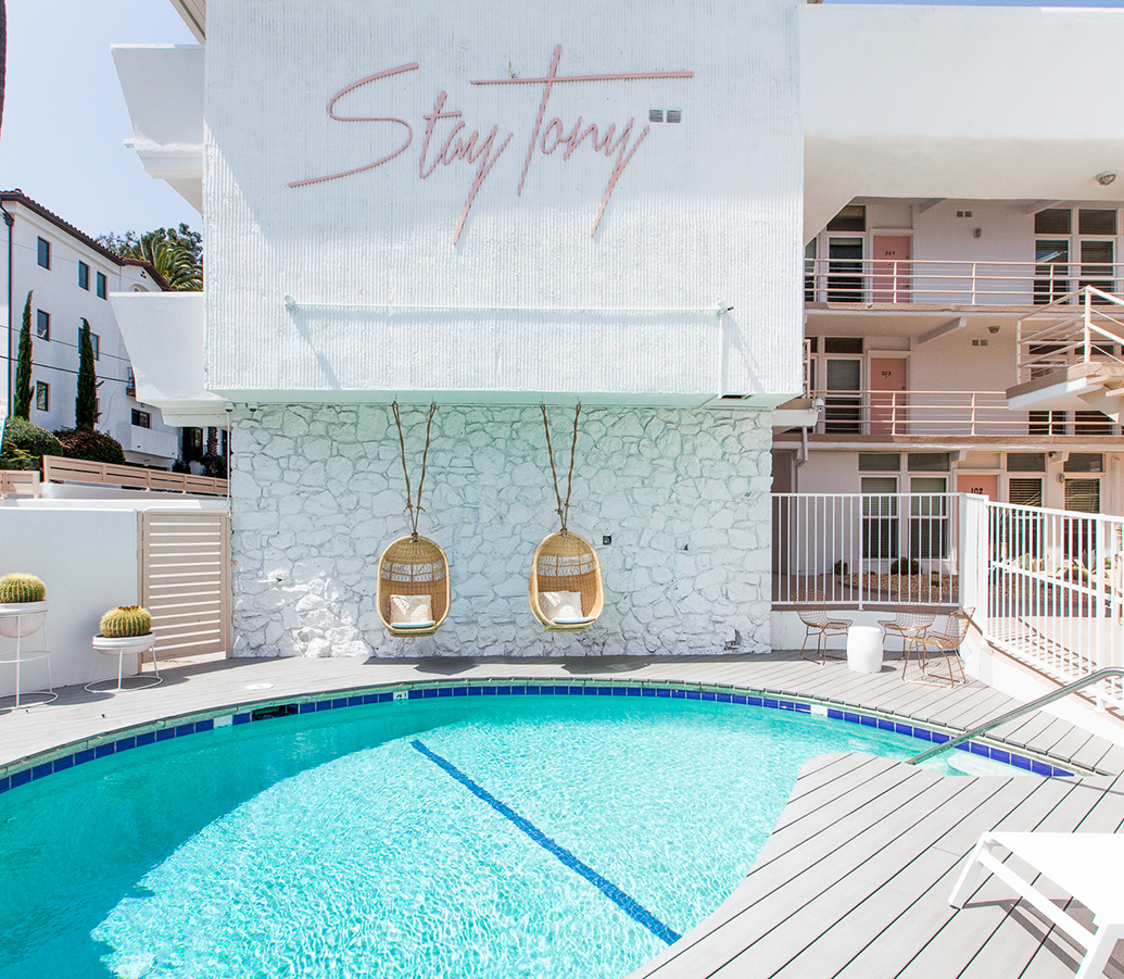 swimming pool Hollywood fully furnished short term rentals