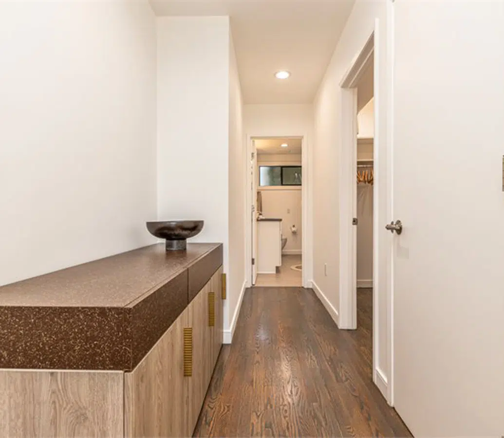 West Hollywood two bedroom apartment hallway