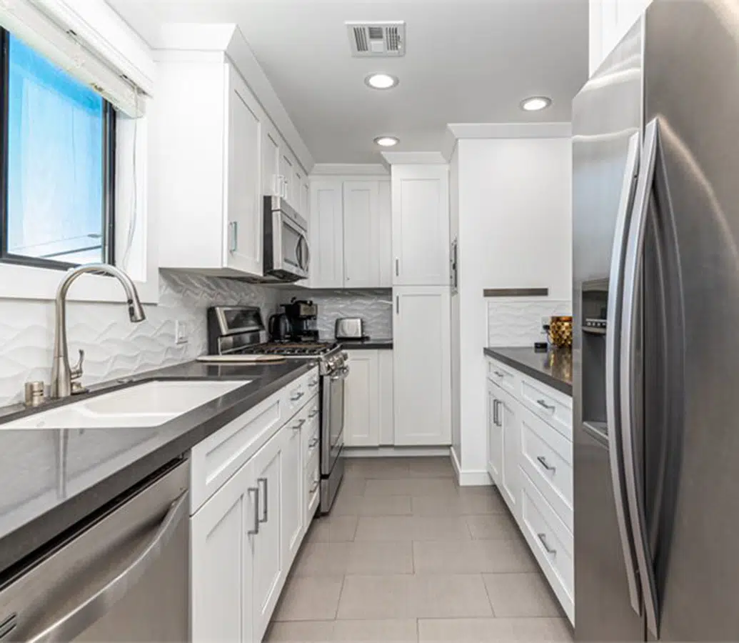 West Hollywood Short term rental apartment kitchen