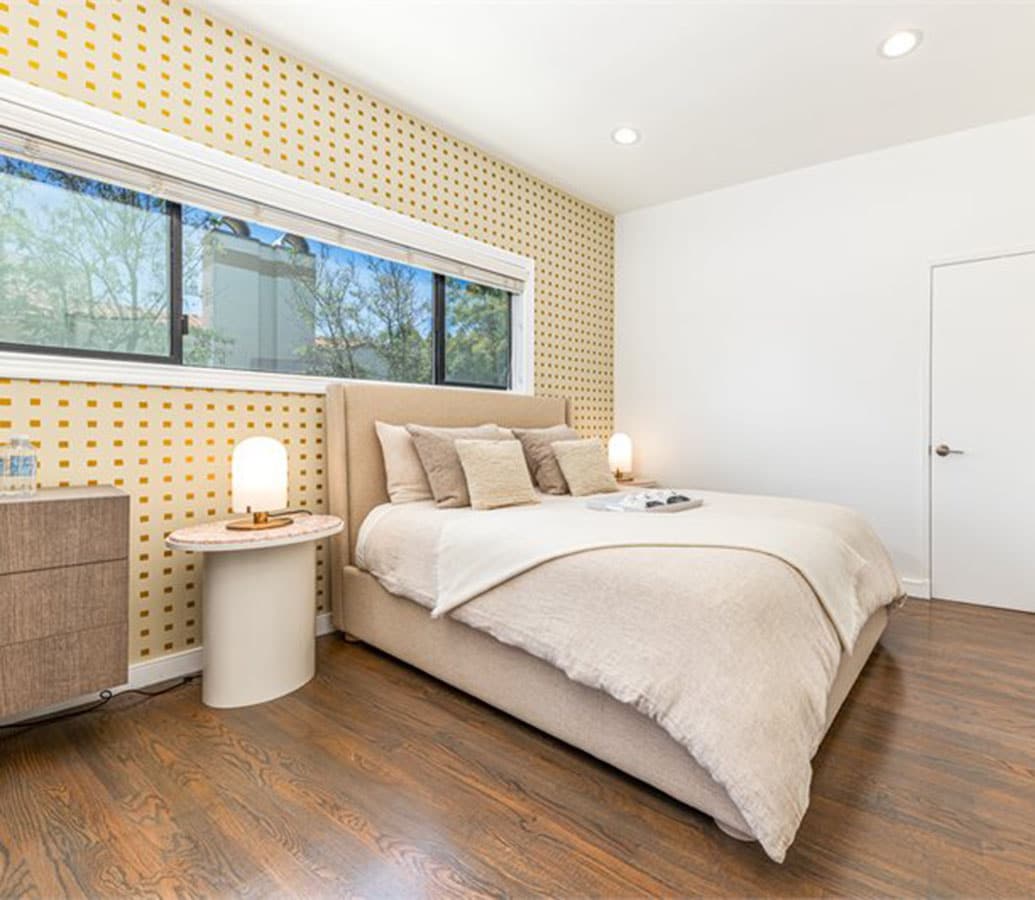 bedroom West Hollywood Corporate Apartment