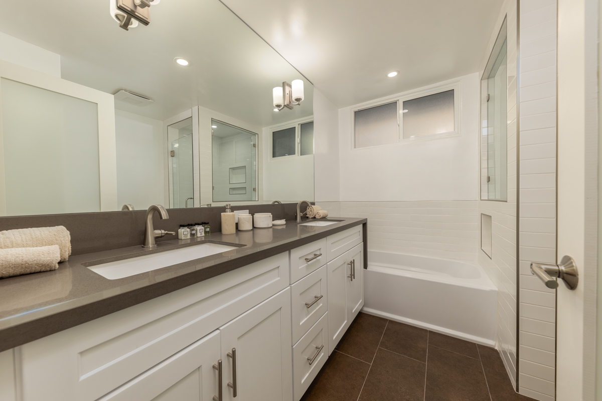 West Hollywood Monthly Luxury Apartment Rental Bathroom